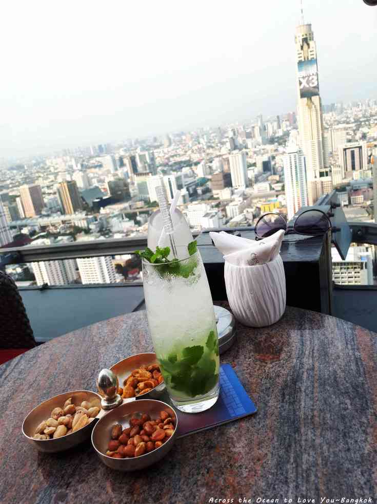 【泰國★曼谷】獨遊的最後一天漫步在炙熱的曼谷街頭，享受Red Sky Bar高空酒吧落日夕陽~2018春天