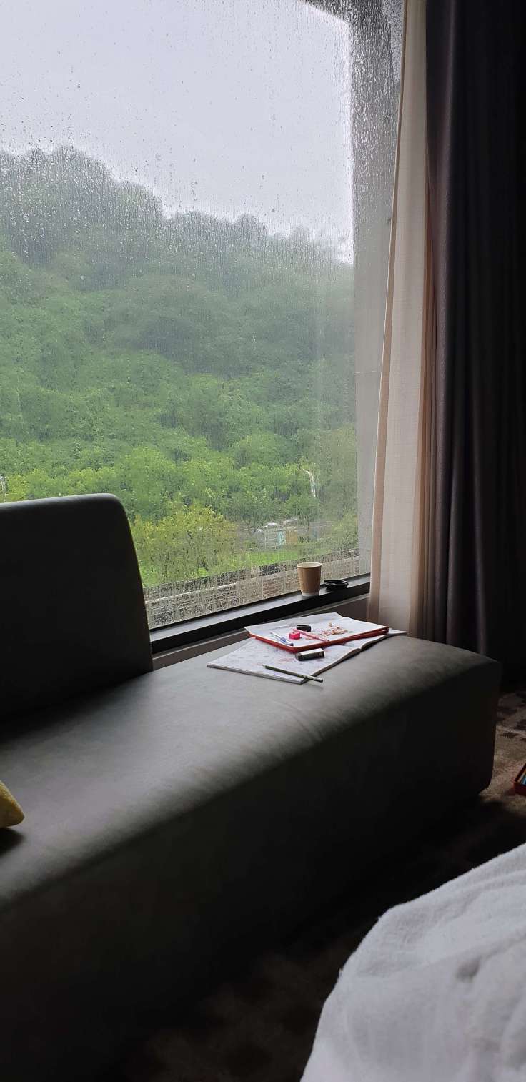 颱風的清晨~隨筆