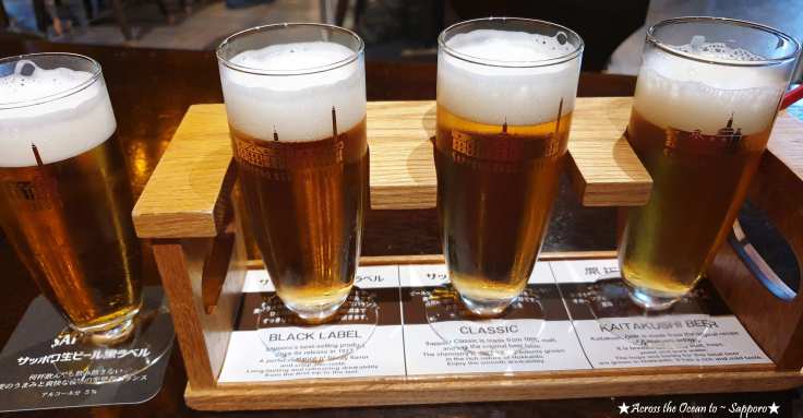 【北海道★Sapporo】 🌧️☔雨天的札幌市~二條市場澎湃早午餐海鮮丼飯、參觀SAPPROR啤酒博物館享用了最新鮮的現釀SAPPROR BEER